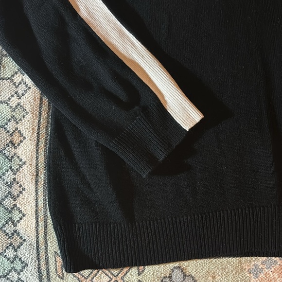 LRL long sleeve V neck knit sweater with polo collar - Picture 3 of 14